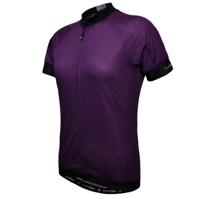 Велофутболка 12-724 женская PARMA JW-930 Purple Women Active Short Jersey, с длинной молнией, с водонепрон. карман, фиолетовыя S FUNKIER
