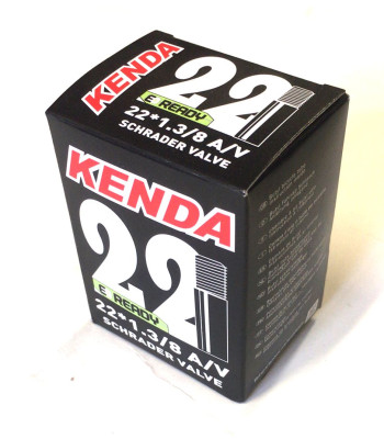 Камера 22" авто 5-514466 (новый арт 5-516372) "узкая" 22х1 3/8" для вело (50) KENDA