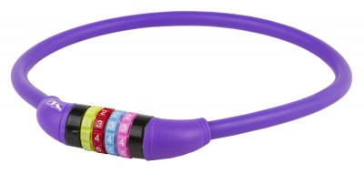 Замок велосипедный противоугонный DS 12.6,5 фиолетовый 
M-WAVE