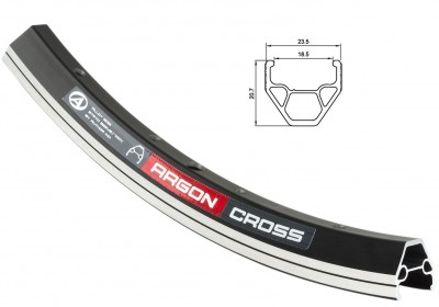Обод 28" ARGON X7 CROSS AUTHOR