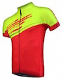 Велофутболка J-760-K Ref. Yellow/Red FunkierBike р-р L