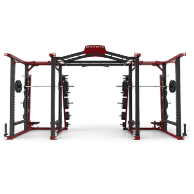 MATRIX MAGNUM MG-MR47x2 Силовая рама DOUBLE MEGA RACK (СЕРЕБРИСТЫЙ)