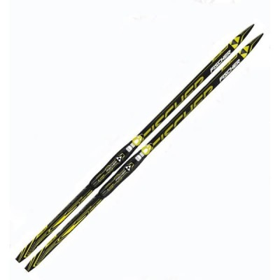 Лыжи Fischer SPRINT CROWN YELLOW NIS JR N63814