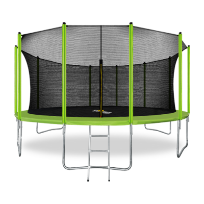 ARLAND Батут 16FT с внутренней страховочной сеткой и лестницей (Light green) (СВЕТЛО-ЗЕЛЕНЫЙ)