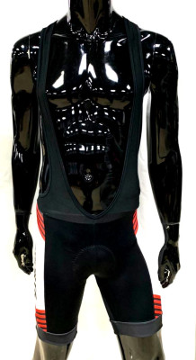 Велоформа 19-132 ВЕЛОШОРТЫ с лямками Siracusa S-9161-D8 Elite Pro Gel с памперсом D8 M команда USPORTS TEAM PRO