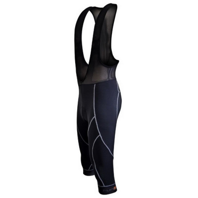 Велошорты/бриджи 12-750 Milatzzo S-974-B14 Men Active Knee Bib Tights 3/4 с лямками c памперсом B14 черные S FUNKIER