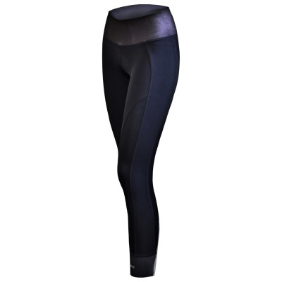 Велоштаны  12-566 женские длинные Olbia Thermal S-138W- B15 Black Women Active Tights with Bottem Reflective zipper с памперсом B15 черные L FUNKIER