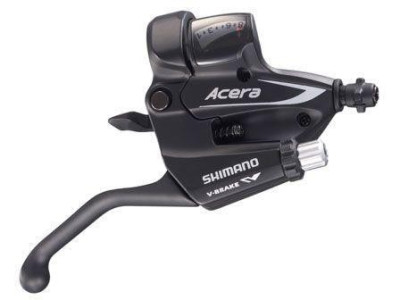 Переключатель ACERA ASTM360L 2-8103 шифтер+торм. ручка 3скор. левая черная SHIMANO