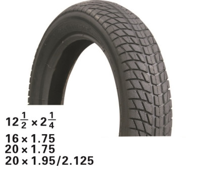 Покрышка  16 х 2,125 (52-306) 09-500175 ВЕЛОСИПЕДНАЯ низкий черная HOTA