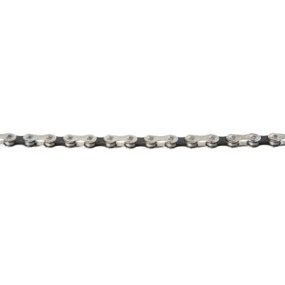 Цепь 6-190605 Х-11 1/2"х11/128"с замком в пластик. коробке 11скор. 118зв. серебристо-черная KMC (Тайвань)