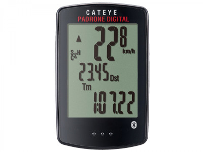 Велокомпьютер 8-13160029  Padrone Digital 11 функций БЕСПРОВОДНОЙ BLUETOOTH черный CAT EYE NEW
